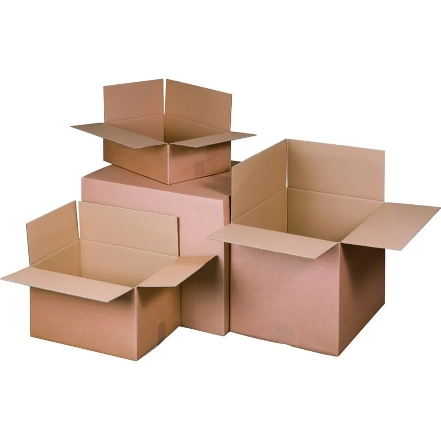 PROREGAL Mega Deal 100x Versandkarton LxBxH 348x245x90mm 1-wellig Braun Faltkarton Verpackungskarton