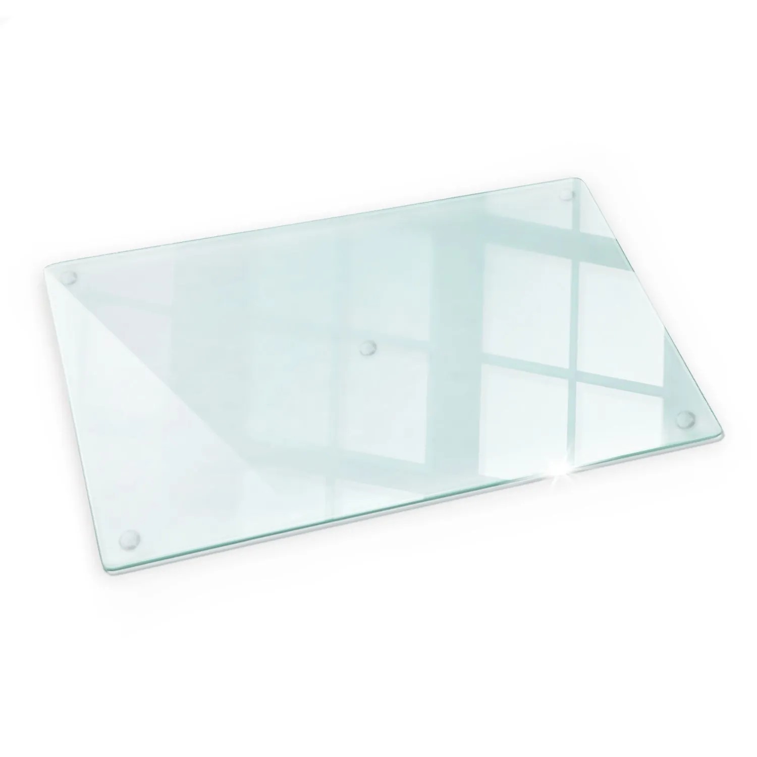 Wallfluent Kochfeld Abdeckung Transparent 52x30 cm Ceranfeld Schutz Schutzplatte Für Herd Herdabdeckplatte Glas