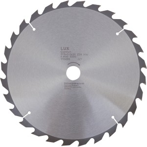LUX HM-Baukreissägeblatt, 315 mm Durchmesser, 38 Zähne, für Baukreissägen.