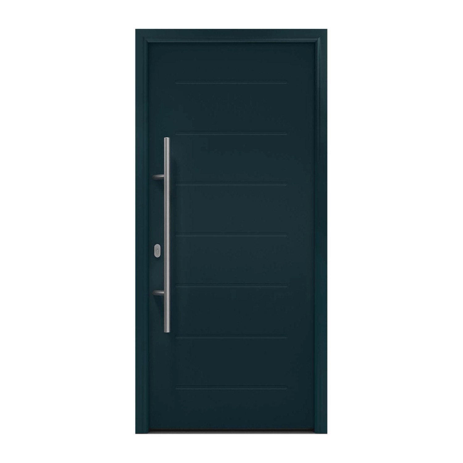 EcoStar Haustür Isopro IP 015 Anthrazitgrau 110 cm x 210 cm DIN L günstig online kaufen