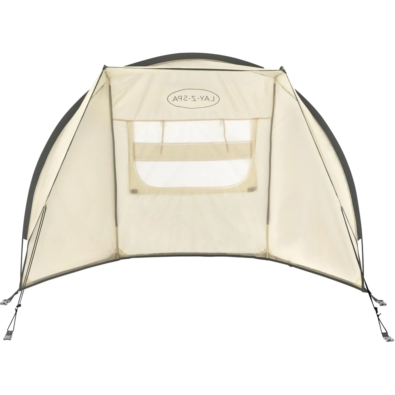 Bestway LAY-Z-SPA Sonnenschutzdach für Whirlpools, schützt vor Sonne und Insekten.