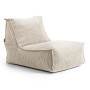 Beiger mokebo Sitzsack aus Cord, Relaxliege oder Bodenkissen für Garten oder Wohnzimmer.