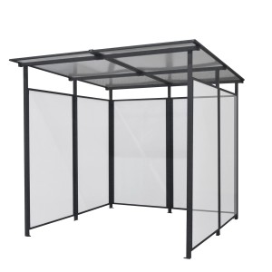 Floraworld Multifunktionsunterstand Bus Vorderseite Offen 212 x 227 x 223 cm