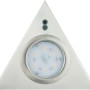 REV Ritter LED-Unterbauleuchte Triangel, 3er Set, silberfarben, mit Sensor.