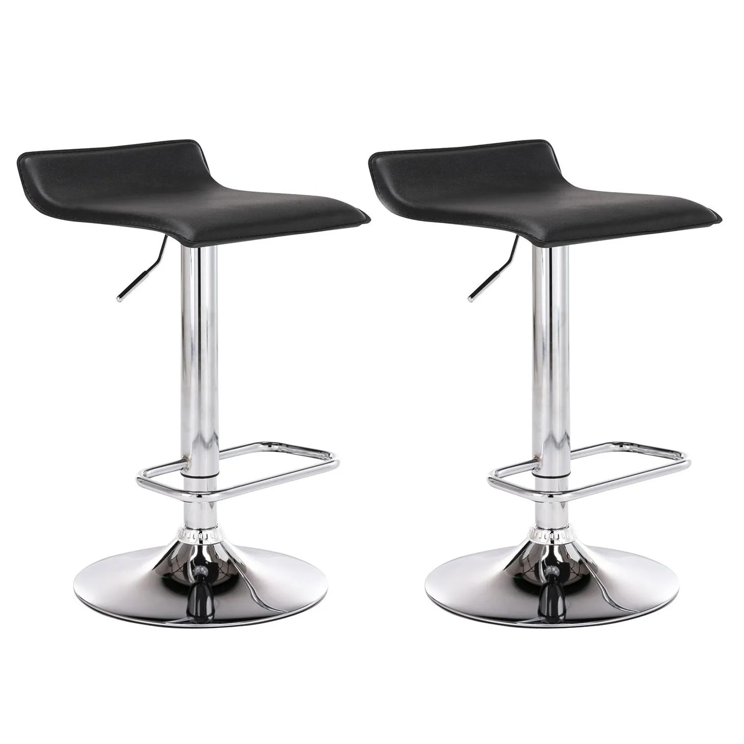 CLP 2er Set Barhocker Dyn Schwarz