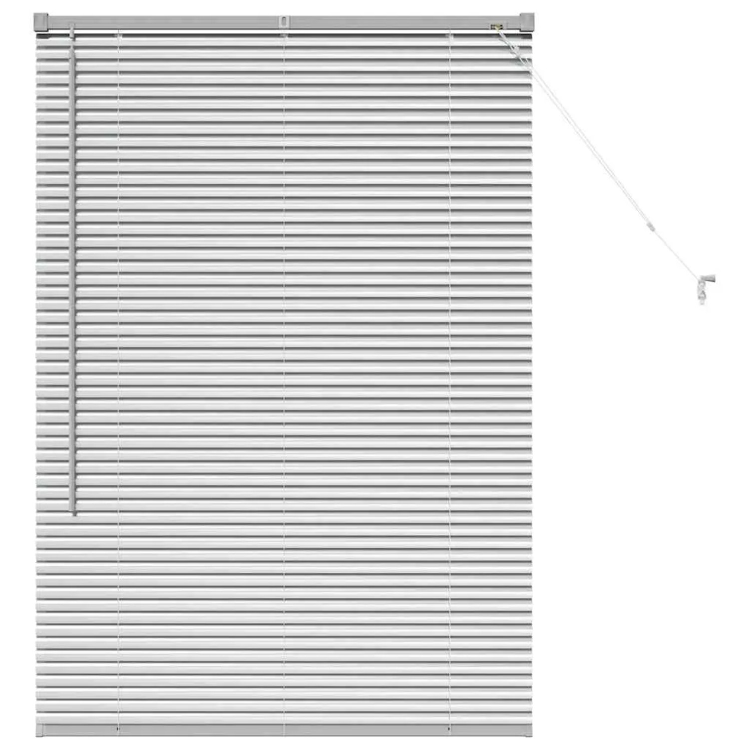vidaXL Fensterjalousie mit Vorhängen Silber Aluminium 42005896 günstig online kaufen