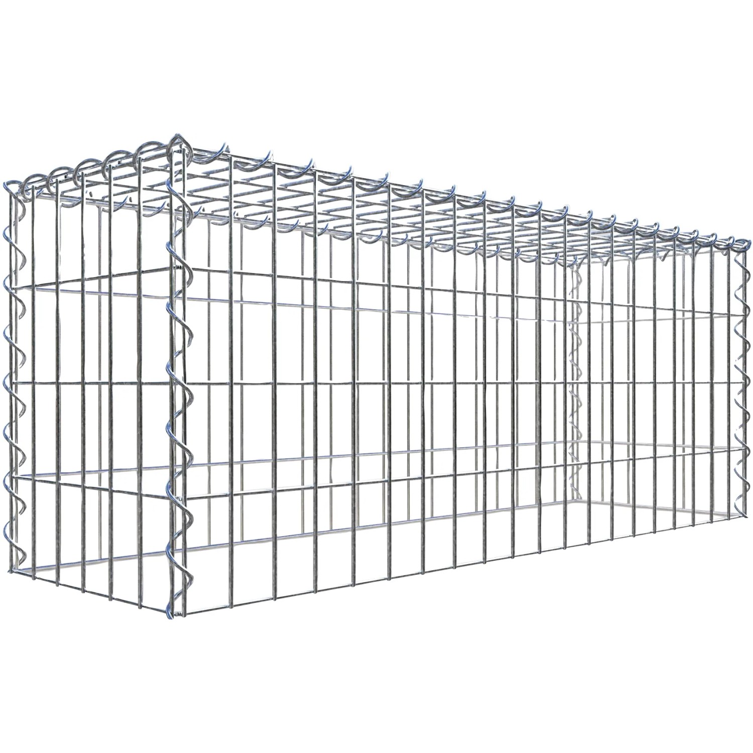 Gabiona Gabione-Anbaukorb Typ 3 40 x 100 x 30 cm Maschenw 5 x 10 cm
