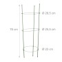 Relaxdays Rankhilfe Tomaten 2er Set Kunststoff Höhenverstellbar 76 cm 140 g_4
