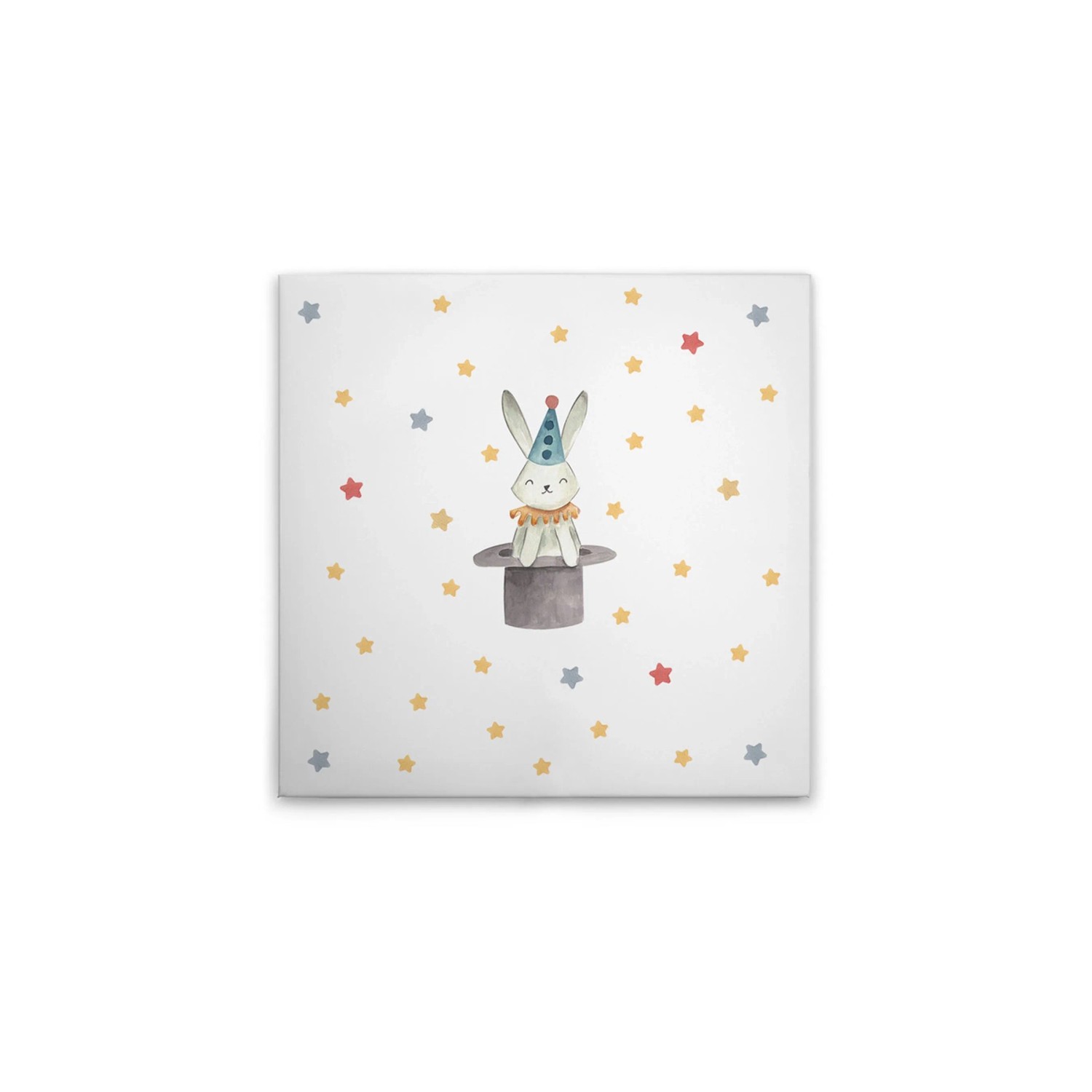 Tadessi Leinwandbild - M1-No.50569 - Zirkus Zauberhase - 40 x 40 cm - Quadratisch