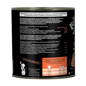 Lucky Jim Hunde-Nassfutter Mono Pute 800g Dose. Alleinfutter für Hunde mit Pute.
