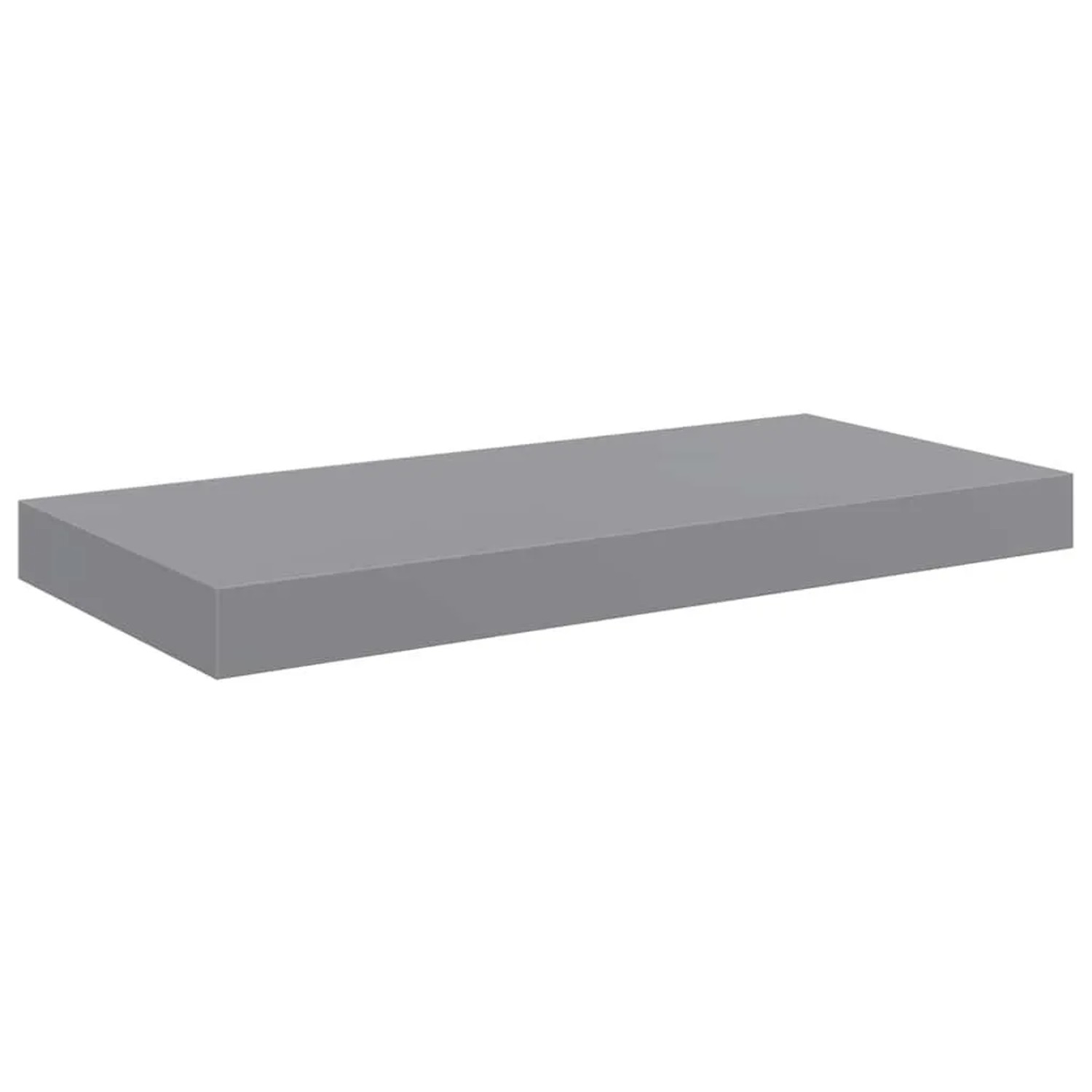 vidaXL Schweberegal Grau 50x23x3,8 cm MDF 323850