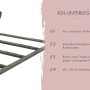 Kesseldruckimprägnierte Unterkonstruktion aus Kiefernholz für Karibu Saunahaus Arvi 2.