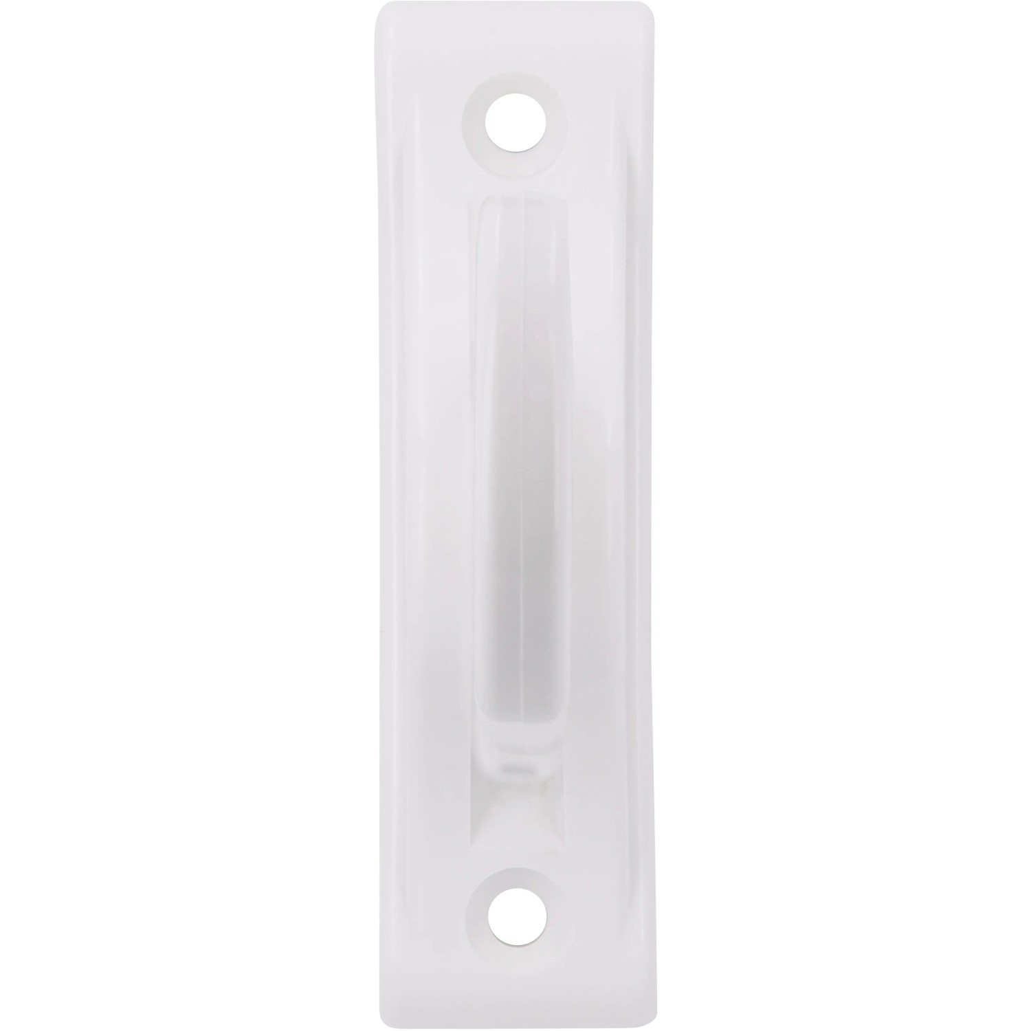 Weißer Siro Kleiderlüfter H200 mit Klapphaken aus Kunststoff für Garderoben.