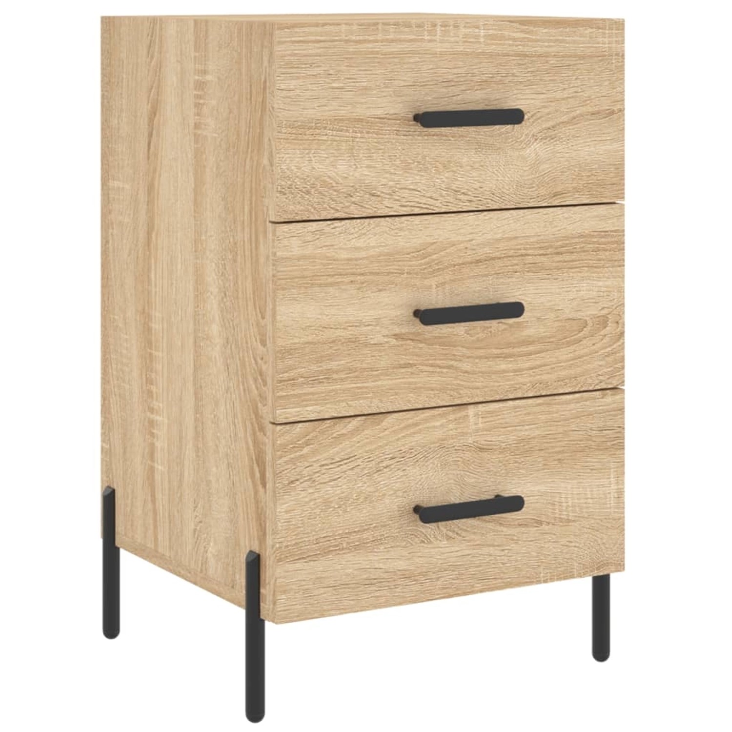vidaXL Nachttisch Sonoma-Eiche 40x40x66 cm Holzwerkstoff 827671 günstig online kaufen