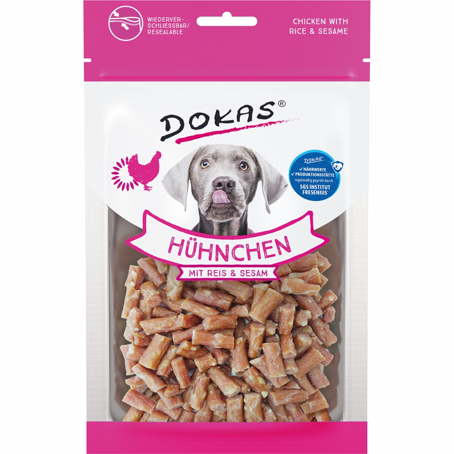 Dokas Hühnchen mit Reis & Sesam für Hunde 70 g
