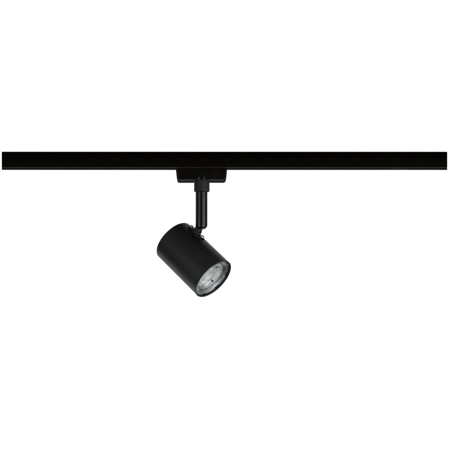Schwarzer Paulmann Urail LED Spot Limba an Schiene, 4W, 3000K, für individuelle Beleuchtung.