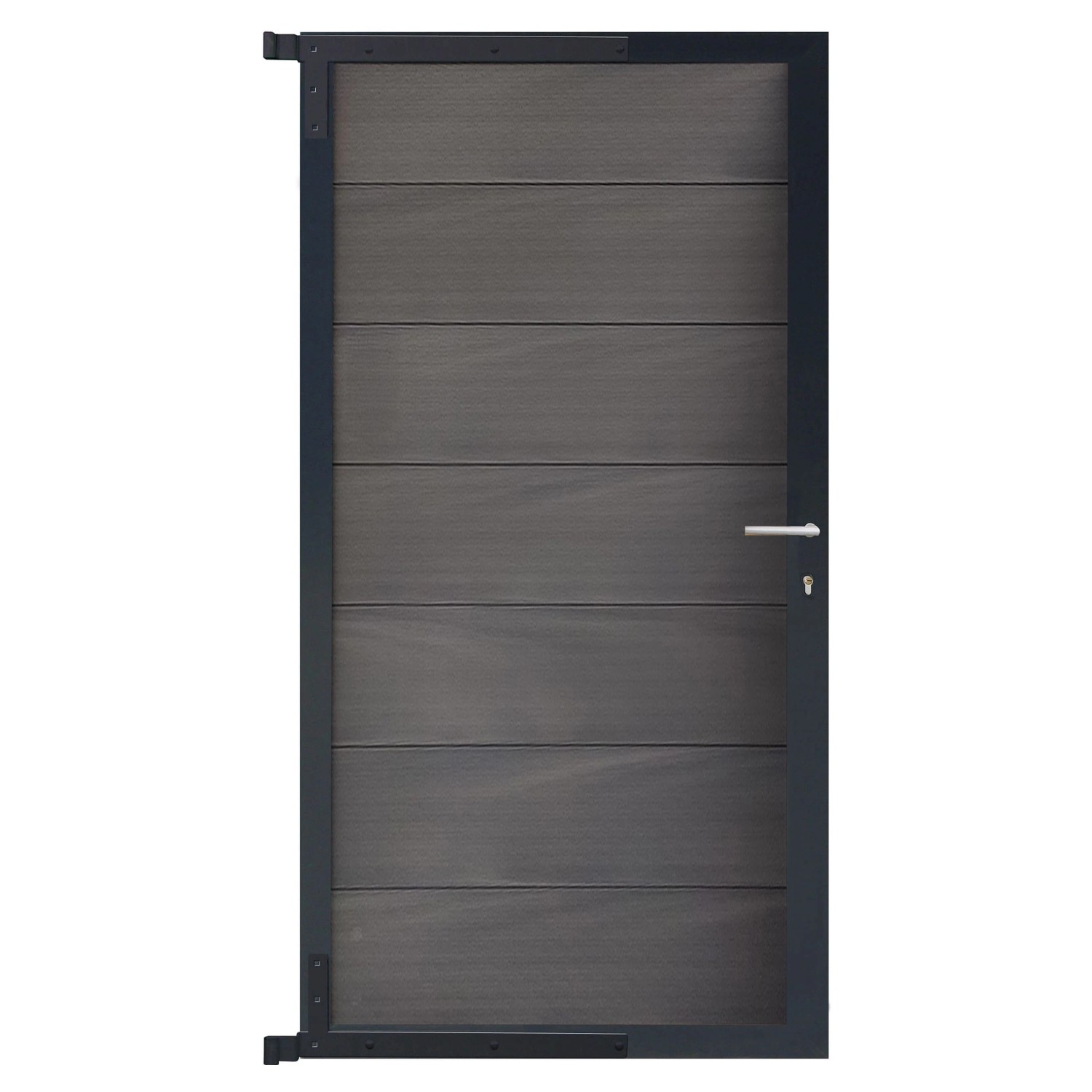 GartenLand Steckzauntor Ameland Co-extrudiert ca. 90 x 175 cm WPC Amethystg günstig online kaufen