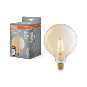 Osram LED-Leuchtmittel E27 Globeform G53 Dimmbar 6W 680 lm 16,8 x 12,5 cm