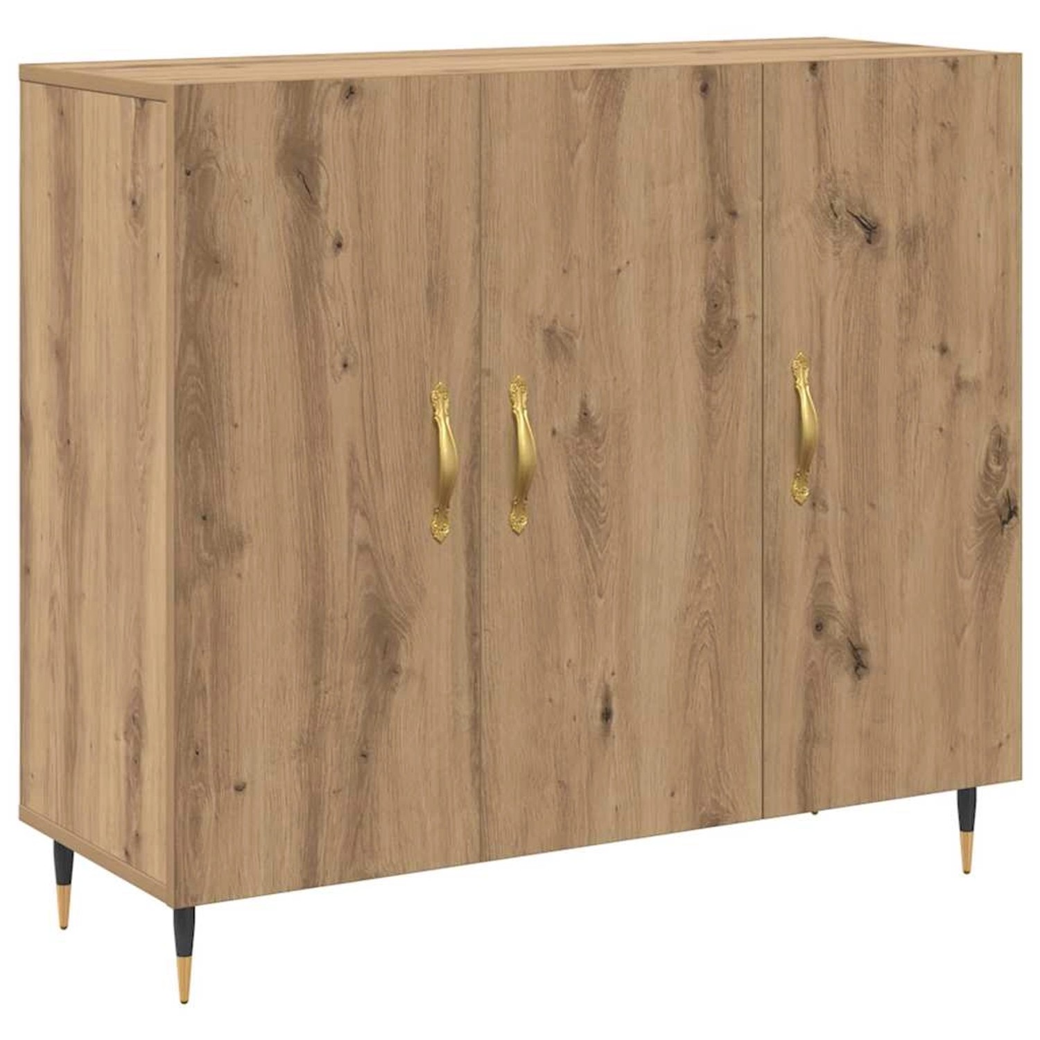 vidaXL Sideboard Braun 90 x 34 x 80 cm Holzwerkstoff 879580 günstig online kaufen