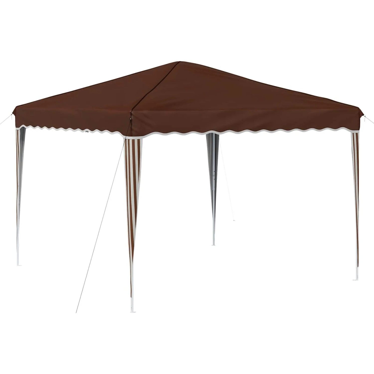 vidaXL Pop-up Partyzelt Braun 288 x 288 x 245 cm Oxford-Stoff 42019753