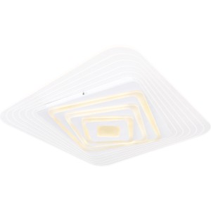 Moderne, dimmbare LED Deckenleuchte Jocelyn, 50 cm, in Weiß mit Farbwechsel.