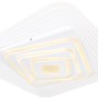 Moderne, dimmbare LED Deckenleuchte Jocelyn, 50 cm, in Weiß mit Farbwechsel.