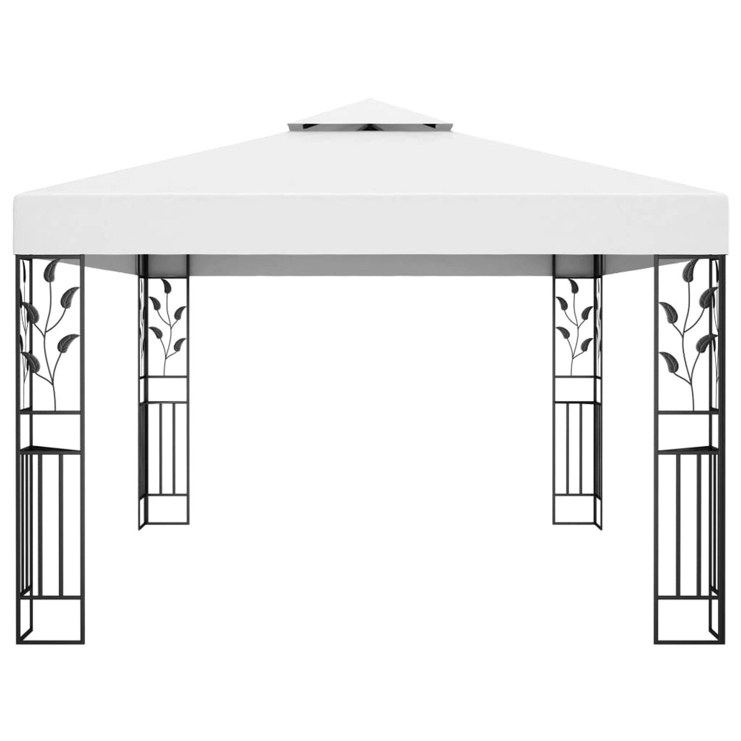 vidaXL Pavillon mit Doppeldach 3x4 m Weiß günstig online kaufen