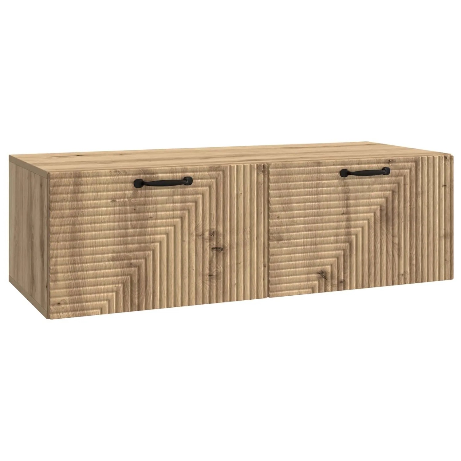 vidaXL Wandmontierter TV-Schrank Artisan-Eiche 98 x 41 x 30 cm 898704
