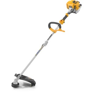 Stiga BC 330 A Benzin-Motorsense mit Tragegurt, Doppelfadenspule und 3T-Messer.