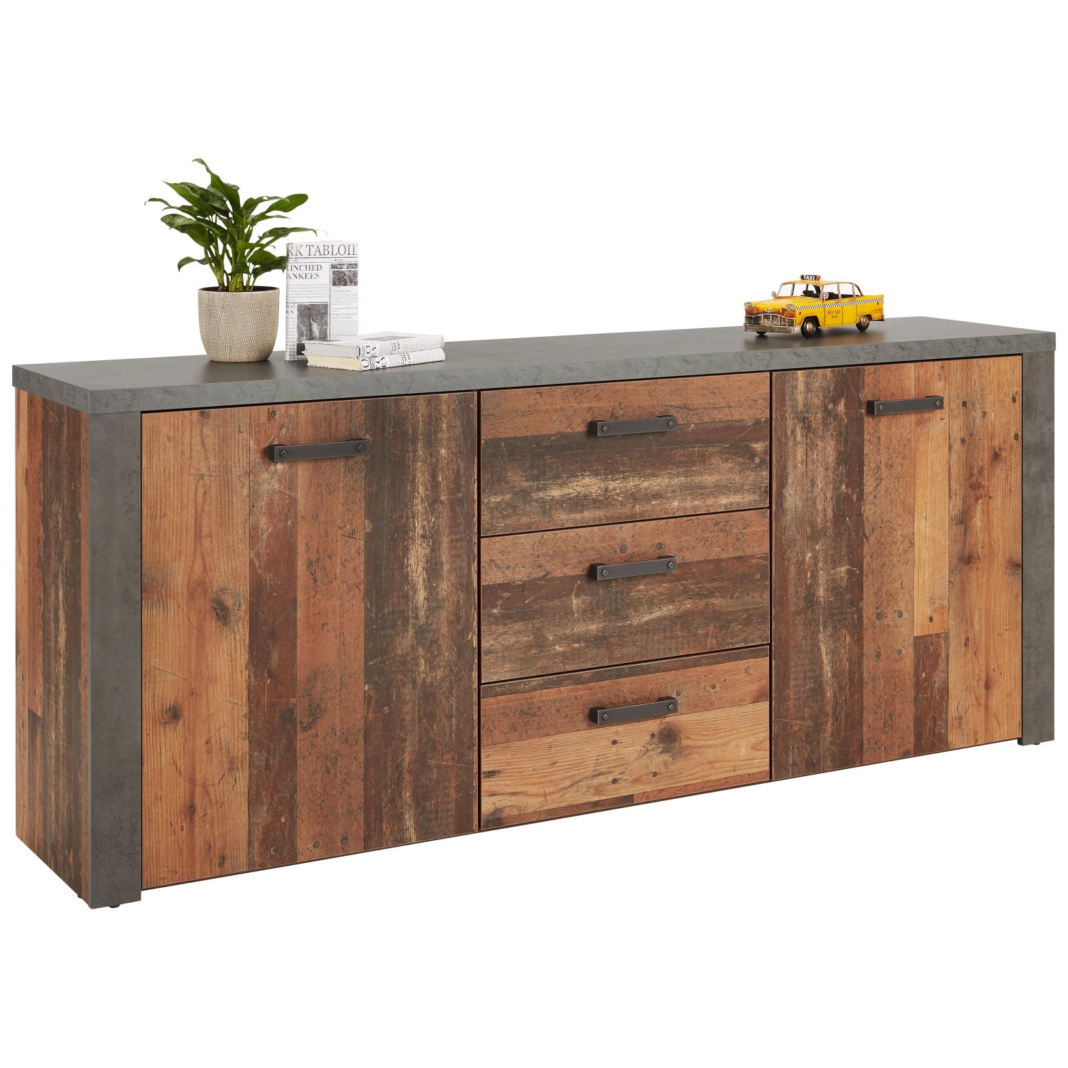 Mömax Sideboard Magara Dunkelbraun