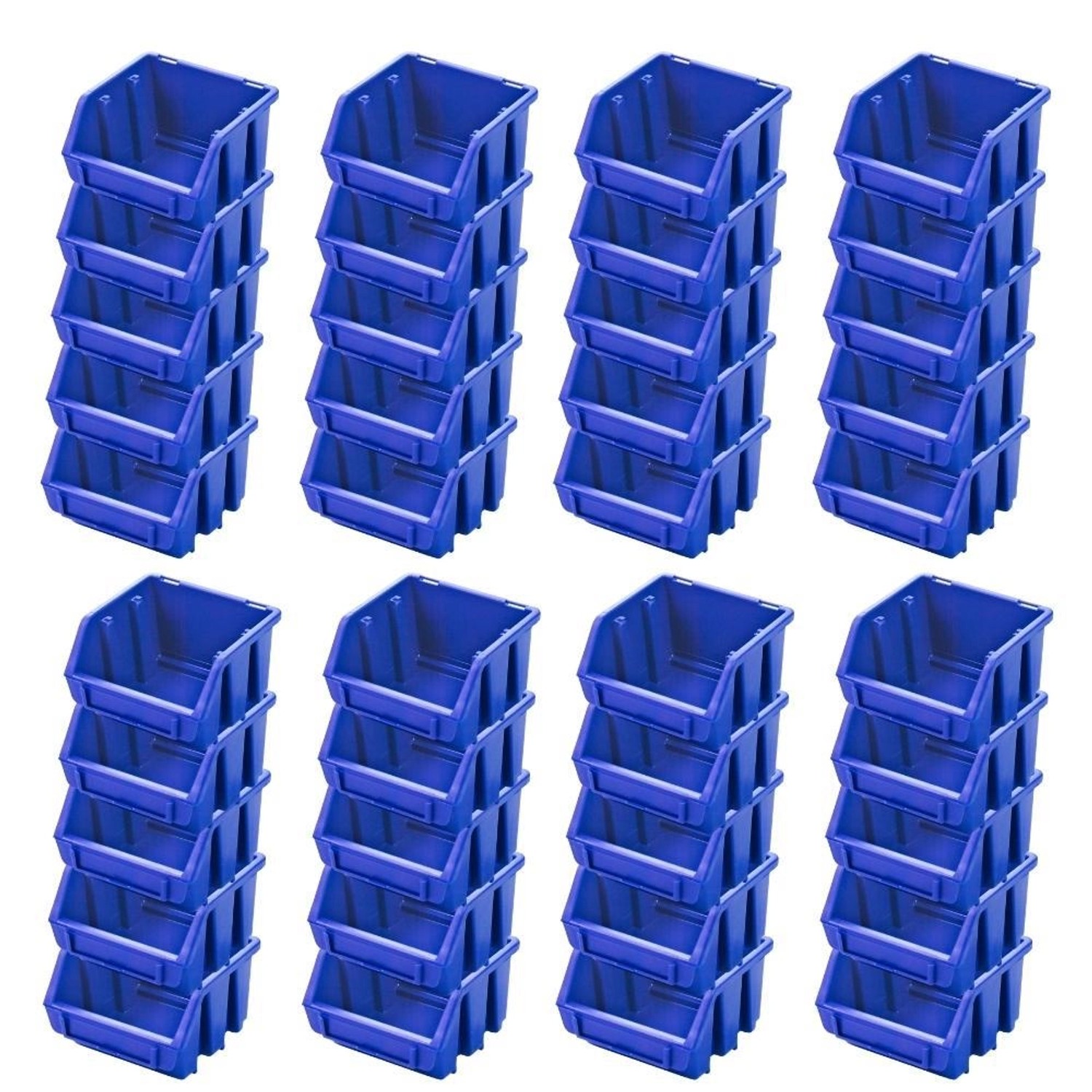 PROREGAL SuperSparSet 40x Sichtlagerbox 1 HxBxT 7,5 x 11,6 x 11,2 cm Polypr günstig online kaufen