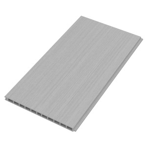 WPC-Steckzaunbrett Max-XL, Farbe Weißer Rauch, für Zaunbau & Sichtschutz.