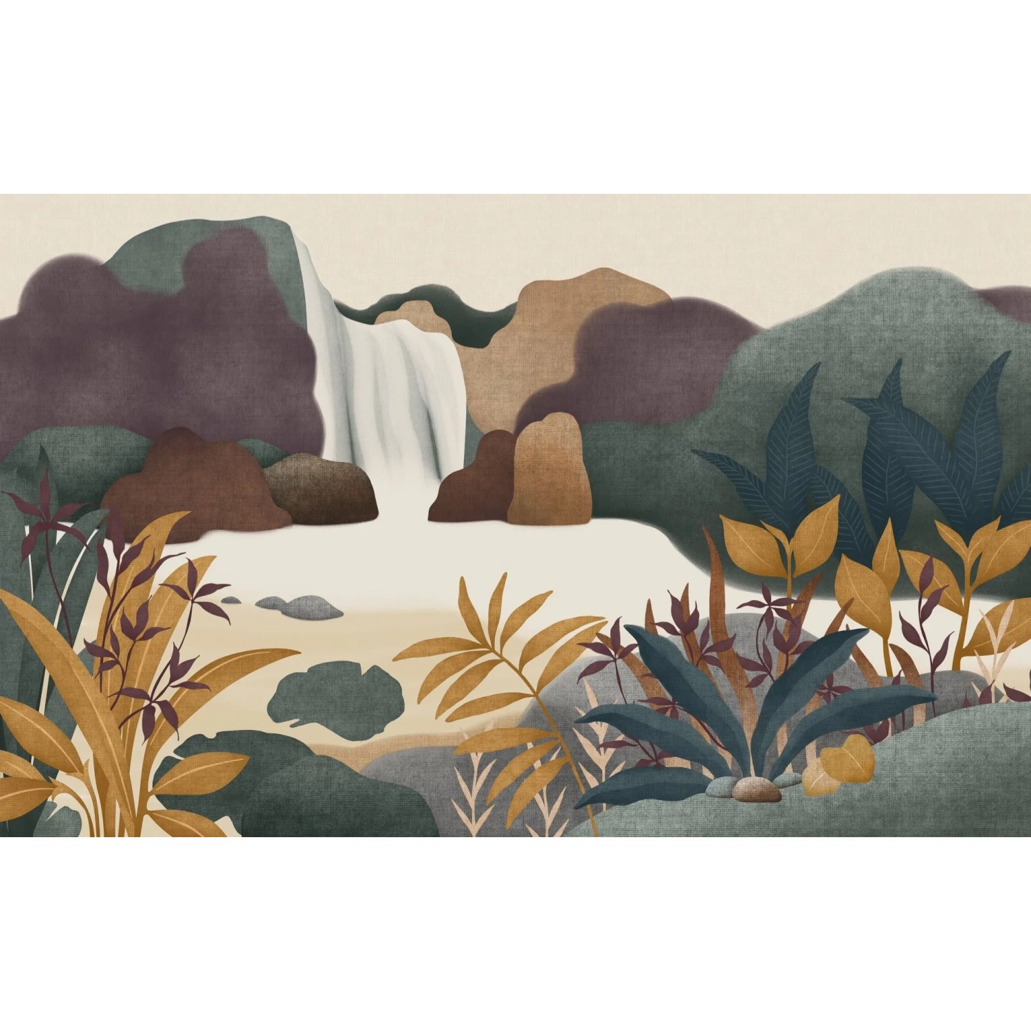 Komar Vliestapete Natura Fluens 400 cm x 250 cm