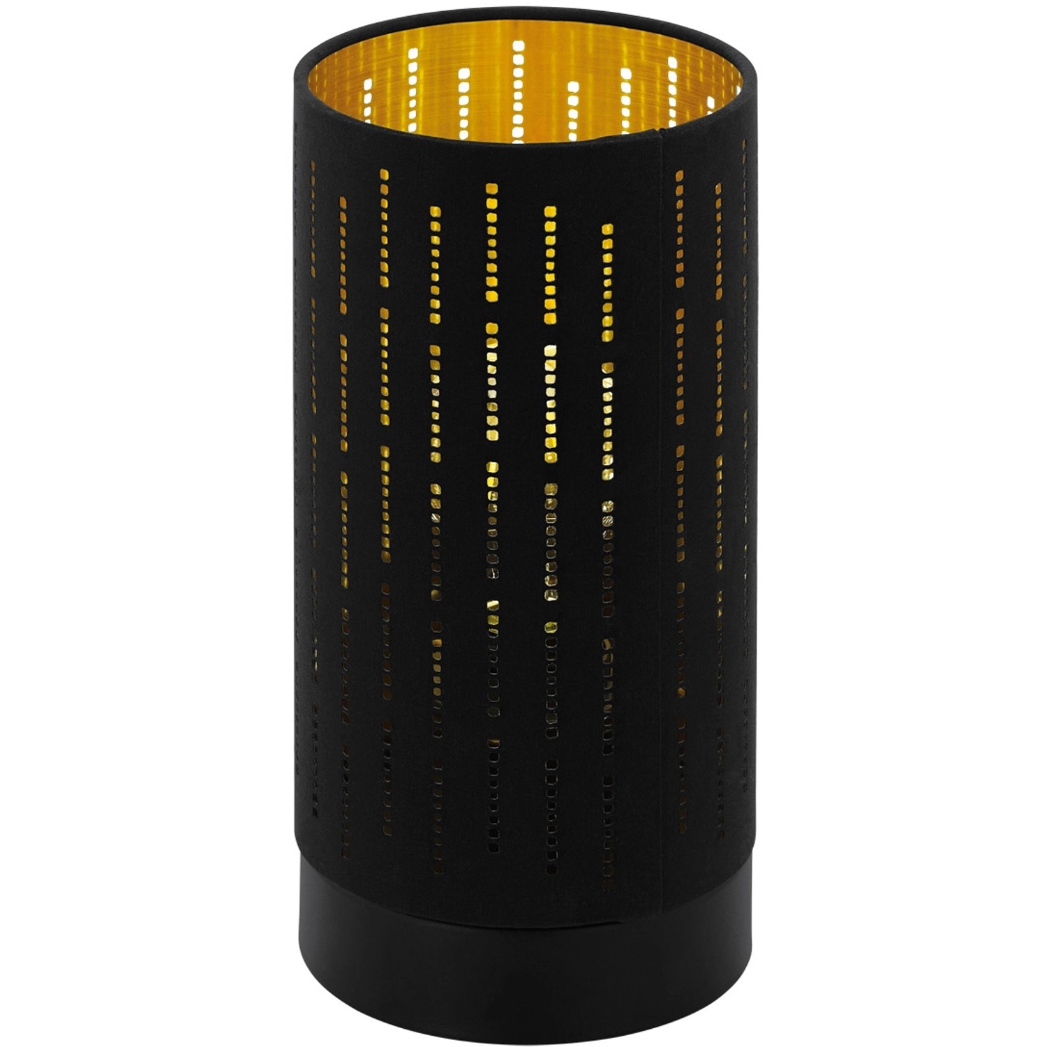 Eglo Tischleuchte Varillas Schwarz-Gold Ø 12 cm günstig online kaufen