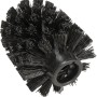Wenko Ersatzbürste, schwarz, Ø 8,5 cm für WC-Bürstenhalter.