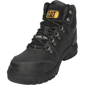 Schwarzer Cat Sicherheitsstiefel Framework S3, Größe 40, ideal für Arbeitsschutz.