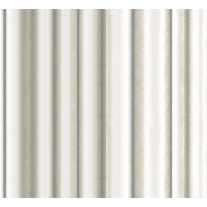 Glööckler Vliestapete Imperial Welle in Silbermetallic mit textilem Charme.