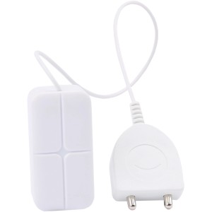 Olympia Wassermelder für Protect & Prohome Serie, weißer Sensor mit Stecker.