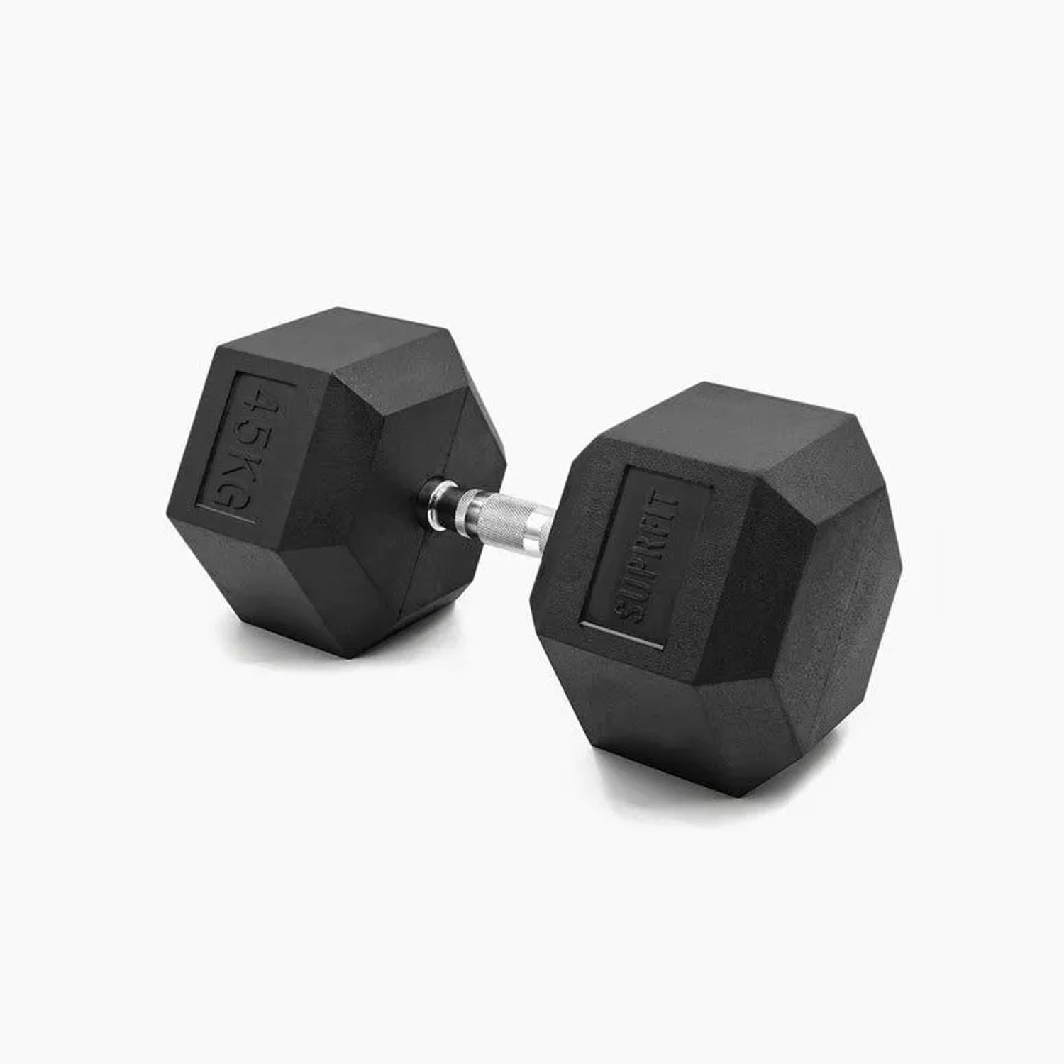 Suprfit Hex Gummi-Kurzhanteln Einzeln 45 kg