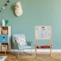 Höhenverstellbare Relaxdays Standtafel für Kinder, doppelseitig mit Whiteboard und Kreidetafel.