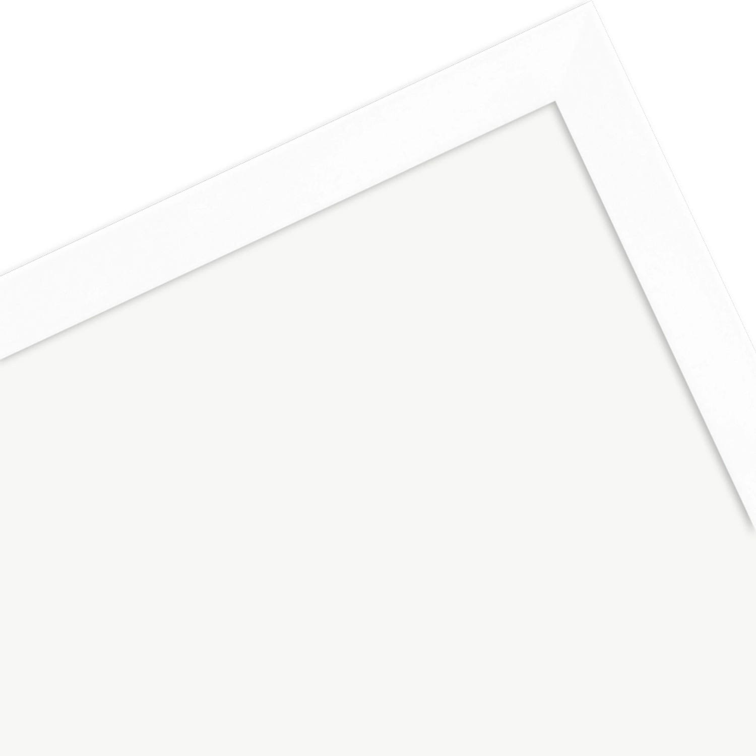 WANDStyle Galerierahmen G950, weiß, 50x50 cm für 4 Bilder. Bilderrahmen aus Holz mit Passepartout.