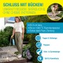 Gloria Thermoflamm bio Classic Plus Unkrautbrenner mit Gaskartusche im Einsatz.