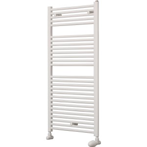 Weißer Ximax Badheizkörper Tip, 764x600 mm, 423 Watt, für Handtücher und Bad.