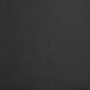Nahaufnahme von anthrazitfarbenem Markisenbespannungsgewebe mit feiner, robuster Webstruktur. Ideal für Sonnenschutz.