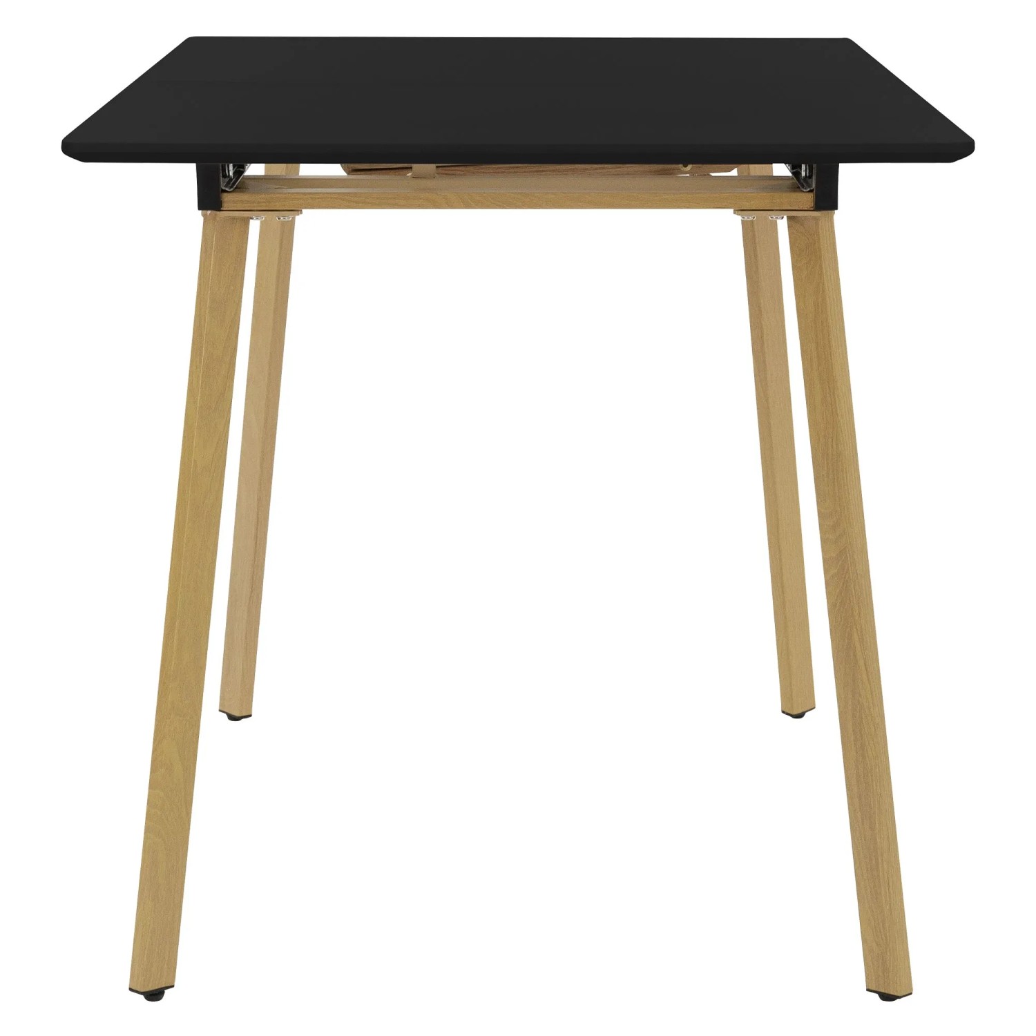 ML-Design Esstisch ausziehbar Schwarz Holz 110-140x75x76,5 cm 4-6 Pers. kaufen bei OBI