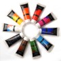 Artina Crylic Acrylfarben, 10 Tuben à 120ml, Künstlerfarben Set für Keilrahmen und Maltechniken.