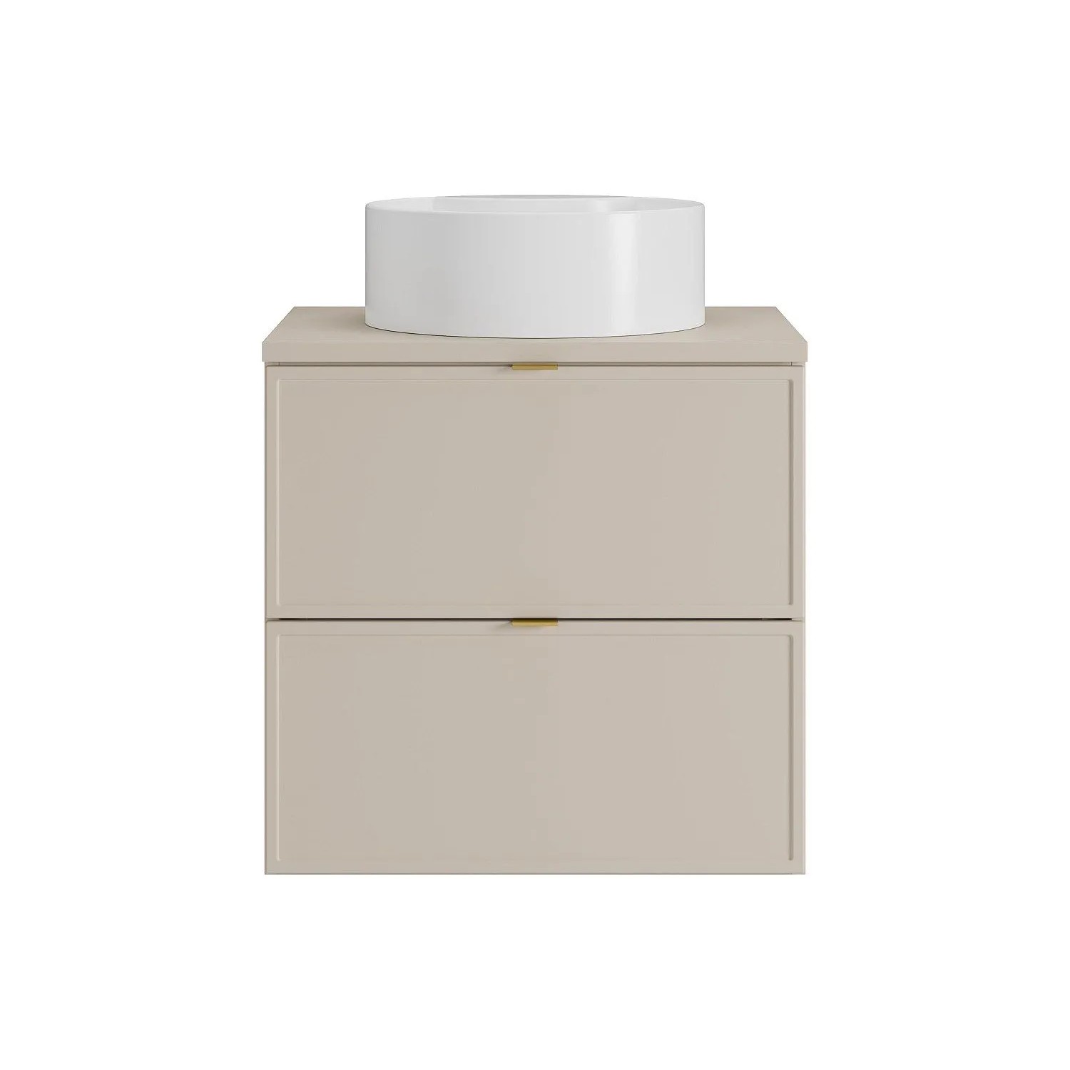 Vente-unique Einzelwaschtisch Ondil Beige 60 cm