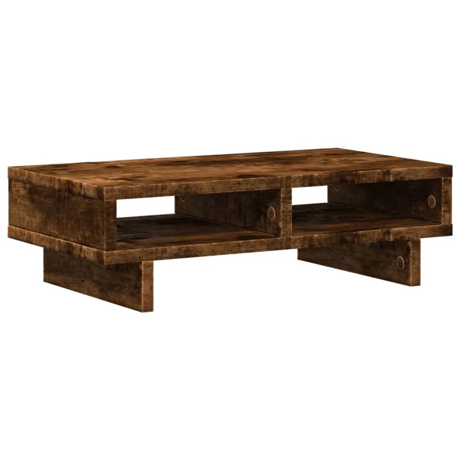 vidaXL Monitorständer Räuchereiche 50x27x15 cm Holzwerkstoff 854746