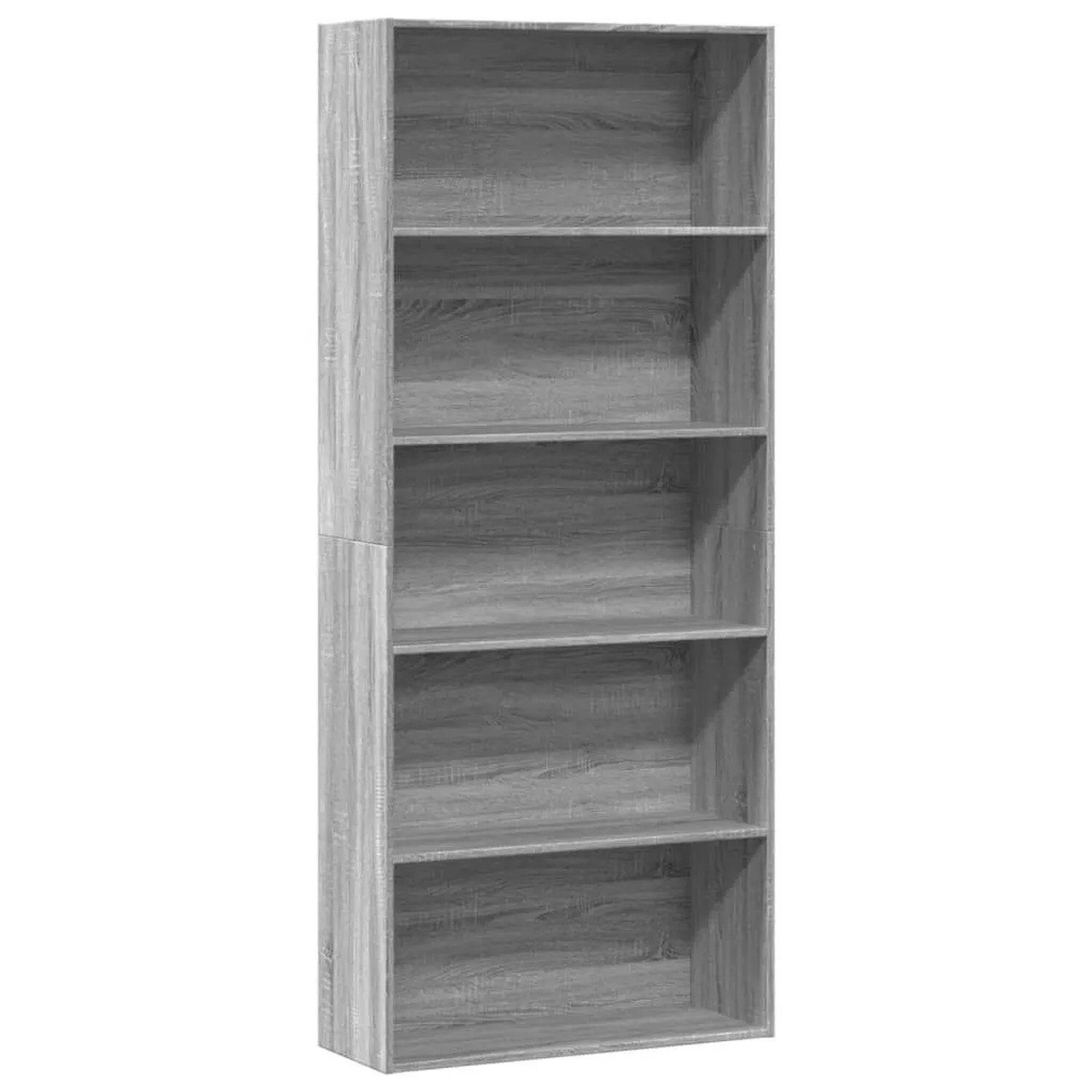 vidaXL Bücherregal Grau Sonoma 80x30x189 cm Holzwerkstoff 3314674 günstig online kaufen