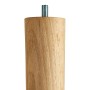 SOTECH 4 Stück Tischbeine Eiche Massiv Ø60 mm Ø40 mm Höhe 710 mm_2